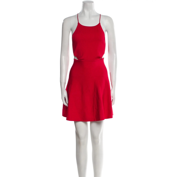 slim fit dress slacks Red Country Mini Dress – Spring & Somer main image 1